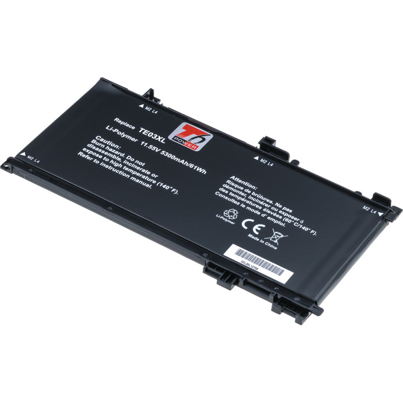 Batéria T6 Power pre HP Pavilion 15-bc000, 15-bc200, Omen 15-ax000, 5300mAh, 61Wh, 3cell, Li-pol