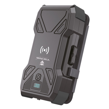 Solárna powerbanka VIKING TYR III/Output: 1xUSB-C, 2xUSB-A/Wireless charge 15W max/30000mAh/ LED svetlo