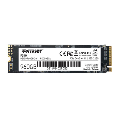 PATRIOT P310/960GB/SSD/M.2 NVMe/5R