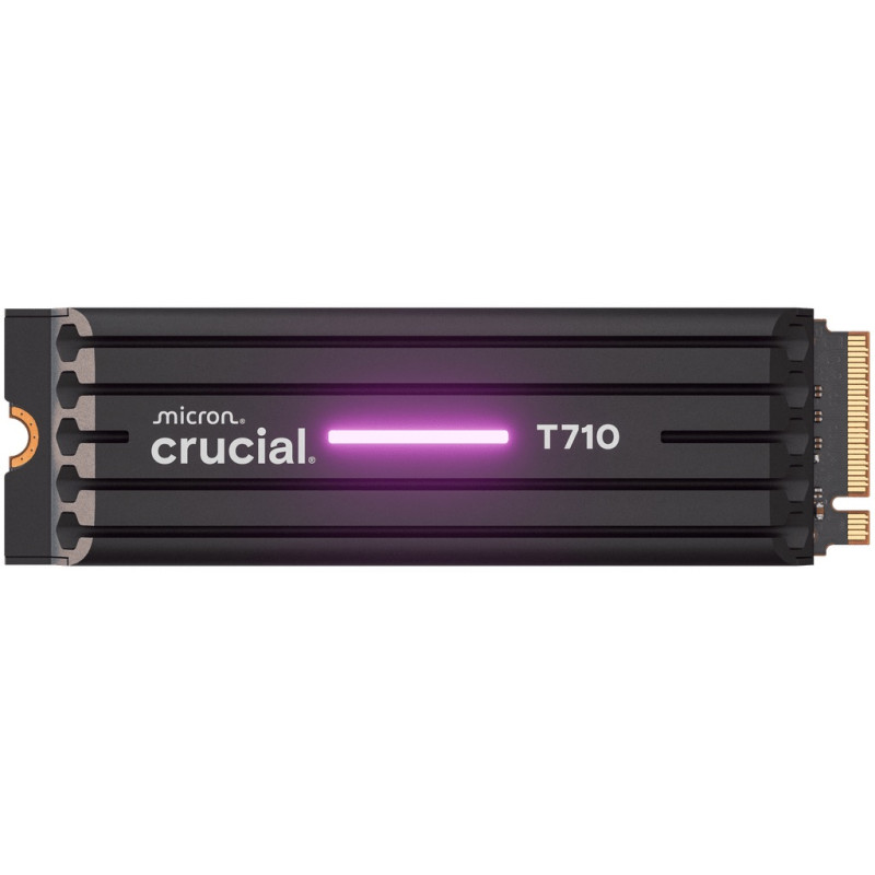 Crucial 4TB T710 SSD s heatsink
