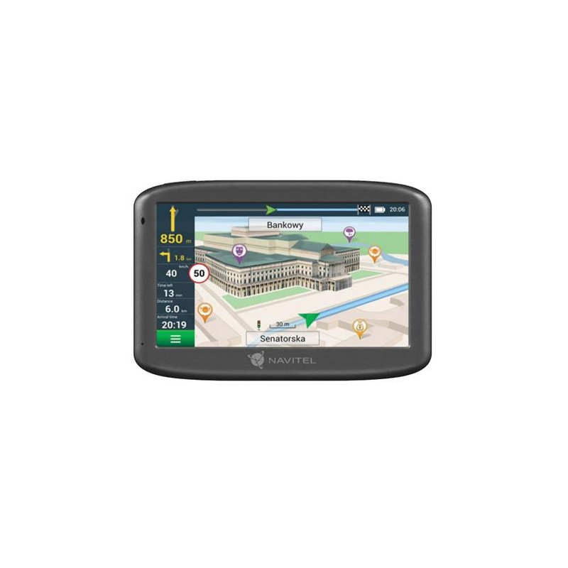 Naviteľ GPS navigácia E505 + magnetický držiak