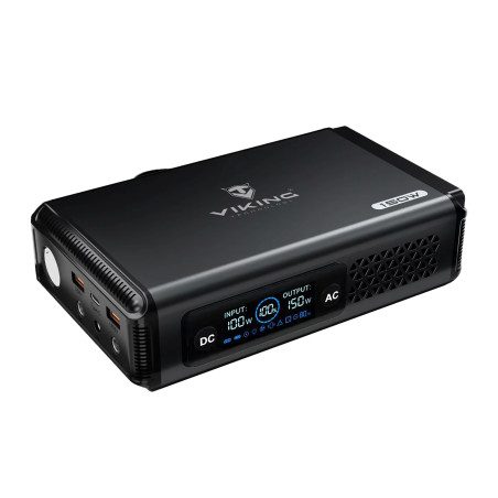 Batériový generátor Viking VALI150/batéria 148Wh/Output:1xAC,2xUSB-A,2xDC5521/ LED svietidlo