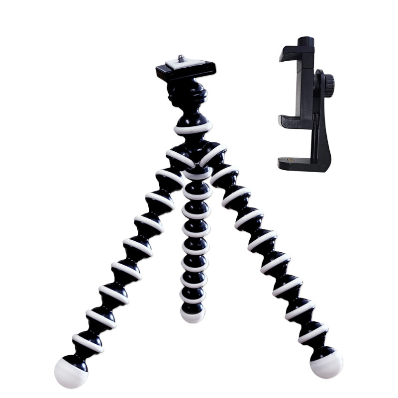 Cestovný statív VIKING Tripod 4D/dĺžka 25,5cm/pružná, odolná guma/max. záťaž 2kg/upínacia skrutka 1/4''