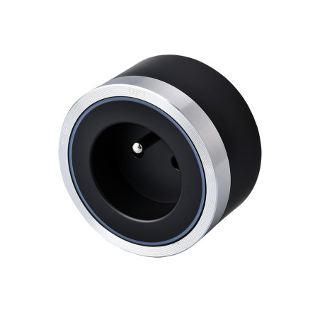 Zásuvkový modul Viking A30SB, strieborno-čierna/výstupy - 1xAC/výkon až 2500W/230V,16A,50Hz/Zásuvka typ