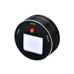 Zásuvkový modul Viking A10B, čierna/ LED svetlo 3W/230V,16A,50Hz