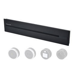 Zásuvková lišta - zápustná Viking LZ60B/230V,50Hz/60cm dĺžka/čierna/až 7 modulov/IP20/hliník/zápustná