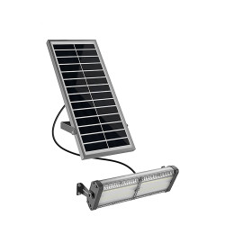 Vonkajšie solárne LED svetlo Viking SR40/5000 lm/IP65/4 režimy/studená biela