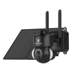 Solárna HD kamera Viking HDs03 4G/20000mAh/farebné nočné videnie/IP66/aplikácia/notifikácia/čierna