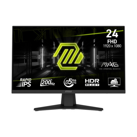 MSI MAG/244F/23,8''/IPS/FHD/200Hz/0,5ms/Čierna/3R