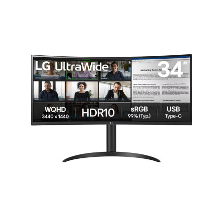 34'' LG LED 34WR55QK - VA,QHD,USB-C,100Hz