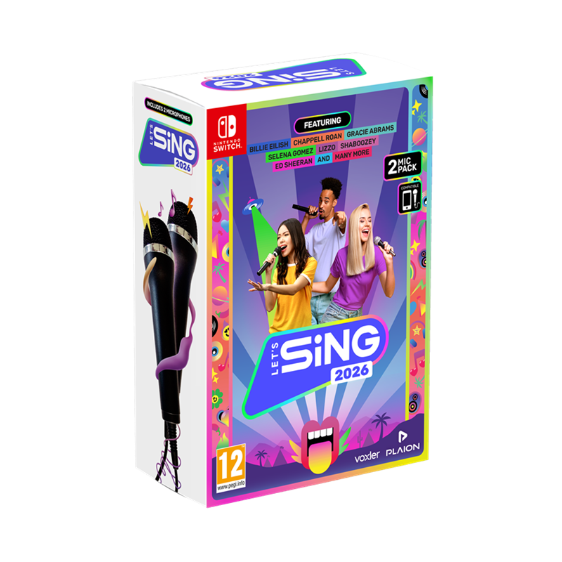 NS - Let's Sing 2026 + 2 mikrofóny