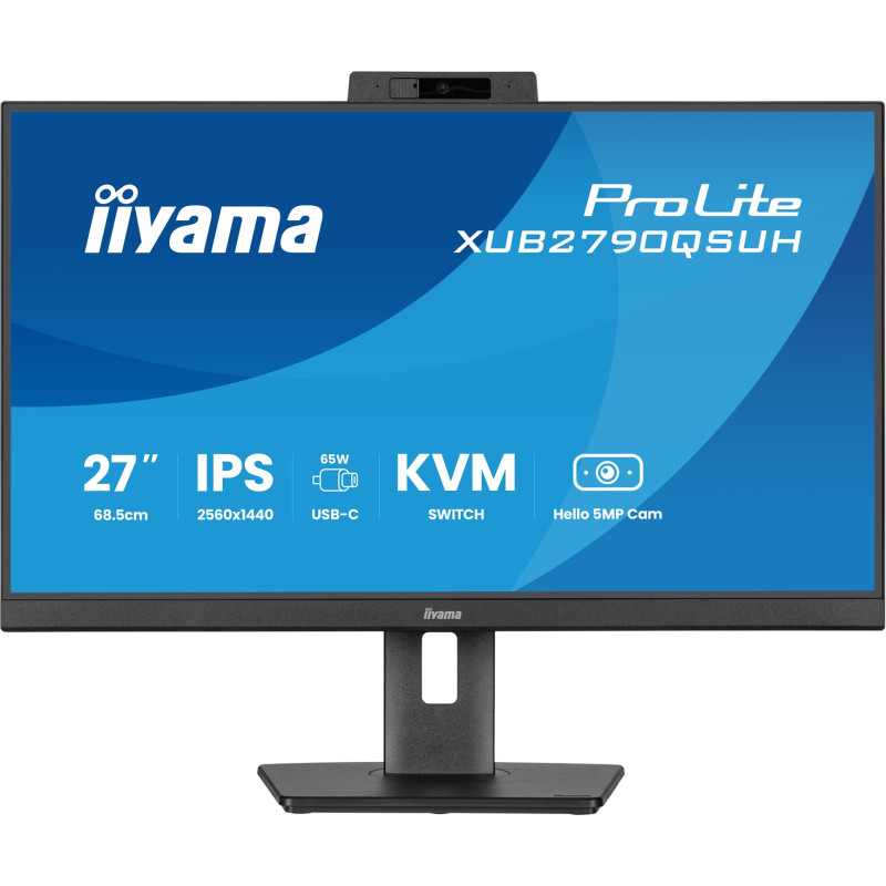 iiyama ProLite/XUB2790QSUH-B2/27''/IPS/QHD/100Hz/0,4ms/Čierna/3R