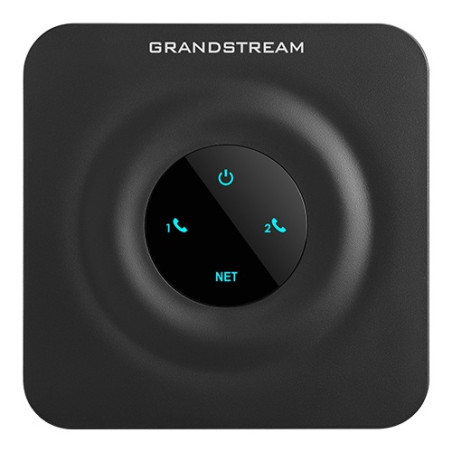 Grandstream HT802 V2 (ATA), 2x FXS, 2 SIP účty, 1x LAN, 3-cestná konf., auto-provisioning