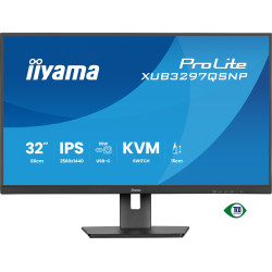 iiyama ProLite/XUB3297QSNP-B1/32''/IPS/QHD/100Hz/1ms/Čierna/5R