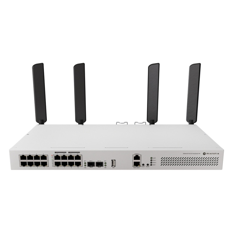 MikroTik CRS418-8P-8G-2S+5axQ2axQ-RM, Cloud Router Switch