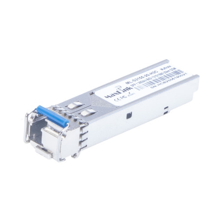 MaxLink 1.25G SFP optický modul HP, WDM(BiDi), SM, Tx 1310/Rx1550nm, 20km, 1x LC konektor, DDM, H3C