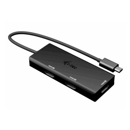 i-tec USB-C Triple 4K HDMI Video Adapter, Power Delivery 100W