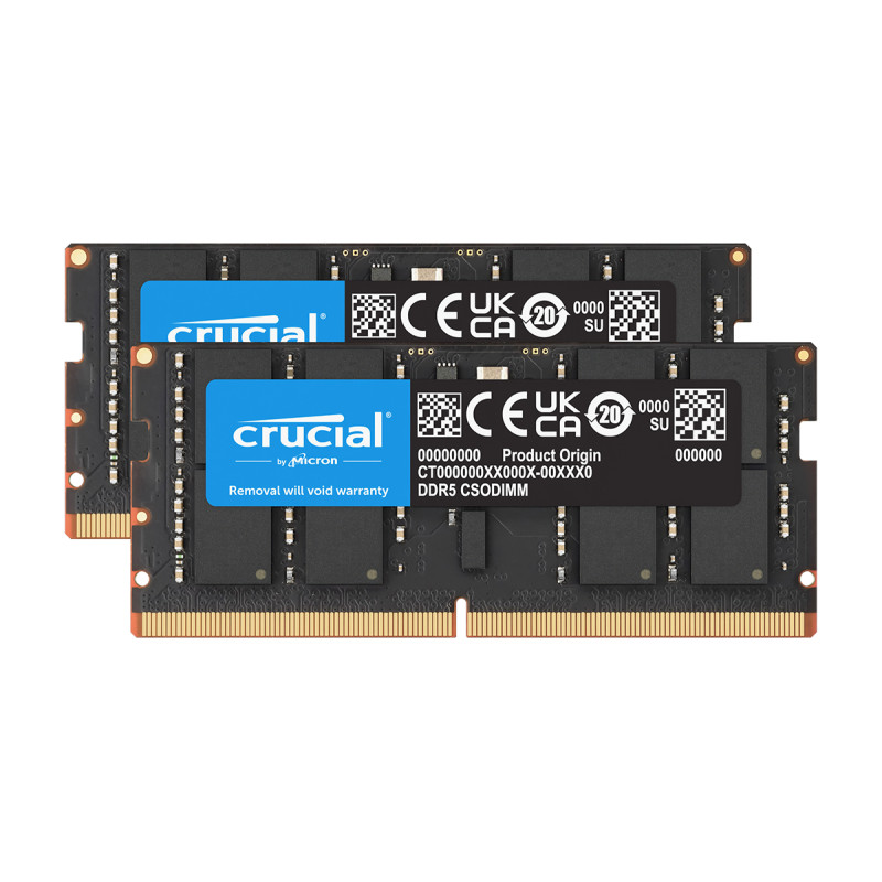 Crucial/CSODIMM DDR5/64/6400MHz/CL52/2x32GB