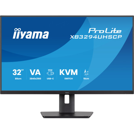 iiyama ProLite/XB3294UHSCP-B1/31,5''/VA/4K UHD/60Hz/2ms/Čierna/5R