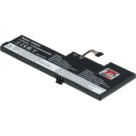 Batéria T6 Power pre Lenovo ThinkPad T470, T480, internal, 2095mAh, 24Wh, 3cell, Li-pol