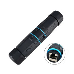 W-Star SPRJ45C6P68 - Priechodka RJ45 CAT6 STP tienená IP68, spojka