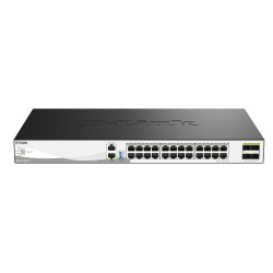 D-Link DXS-3130-28/E 28-Port 10G Multi-Gigabit Layer 3 Stackable Managed Switch with 25G Uplinks