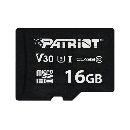 Patriot VX V30 U3/Micro SDHC/16GB/UHS-I U3 / Class 10