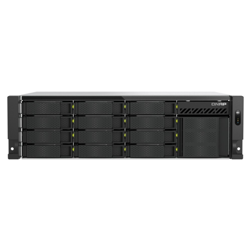 QNAP TS-h1655XeU-RP-8G-12H05 (NAS s 12x 24TB HDD, 8GB RAM, 4x E1.S/M.2, 2x PCIe, 2x 2,5GbE, 1x10GbE)
