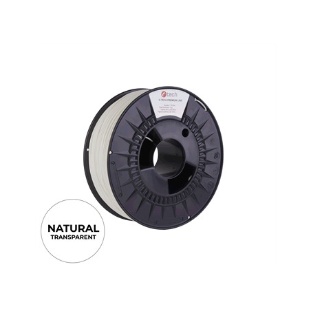Filament C-TECH PREMIUM LINE, TPU 90A, flexibilný, natural, 1,75mm, 1kg