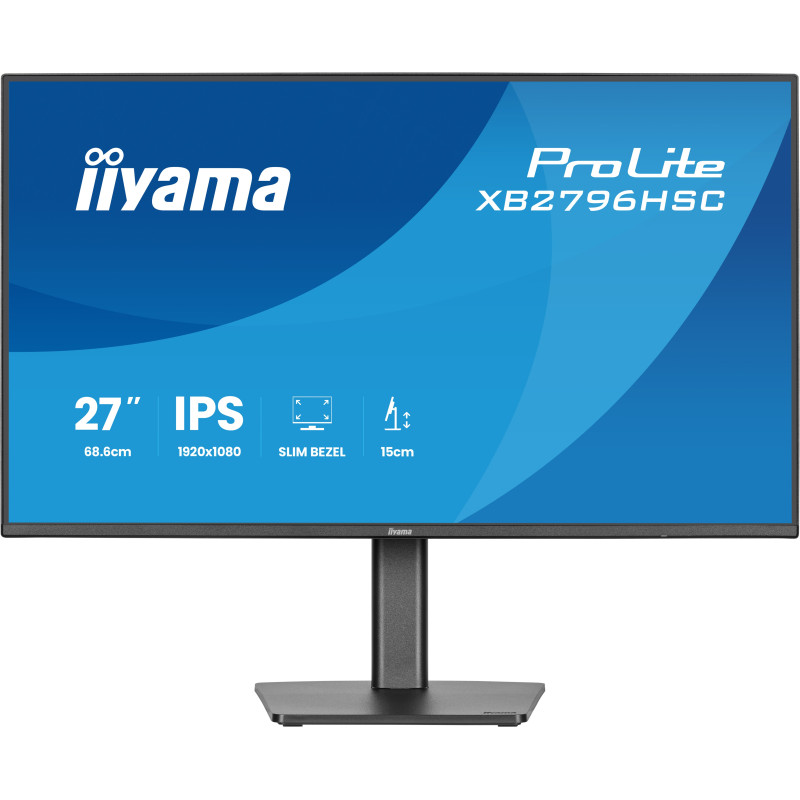 27'' iiyama XB2796HSC-B1: IPS, FHD, HDMI, USB-C, HAS