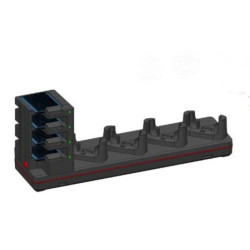 CT47 5 bay ethernet u. dock, booted,adapter,P.cord