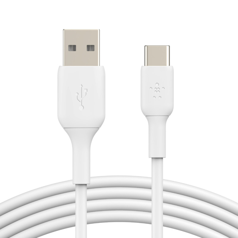 BELKIN kábel USB-C - USB-A, 1m, biely
