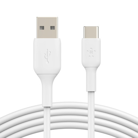 BELKIN kábel USB-C - USB-A, 1m, biely