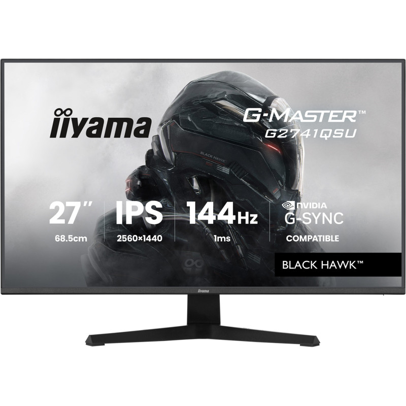 iiyama G-Master/G2741QSU-B1/27''/IPS/QHD/144Hz/1ms/Čierna/3R