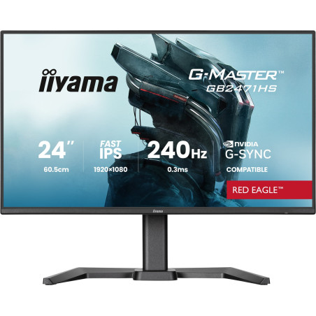 iiyama G-Master/GB2471HS-B1/23,8''/IPS/FHD/240Hz/0,3ms/Čierna/3R