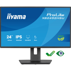 24'' iiyama X2492HSU-B1: IPS, FHD, HDMI, DP, zelená, HAS