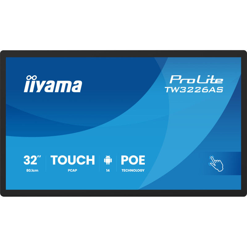 32'' iiyama TW3226AS-B3P:VA,FHD,Android,POE