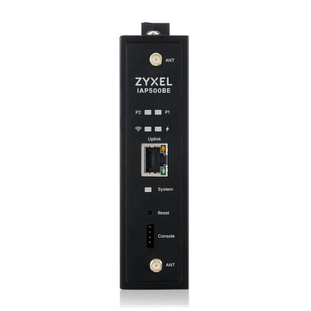 Zyxel IAP500BE, BE5000, Dual Radio 2x2 MU-MIMO, PoE+ (802.3at), DIN Rail Mounted Standalone/Nebula