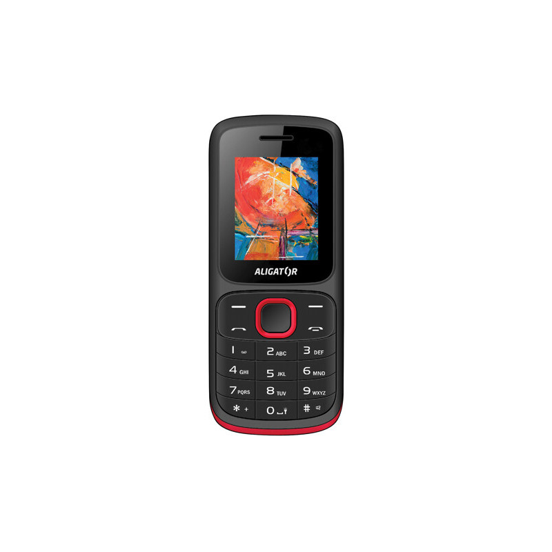 ALIGATOR D210 Dual sim čierno-červený