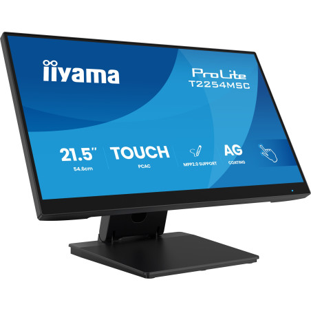 22'' LCD iiyama T2254MSC-B2AG:IPS,FHD,HDMI,DP