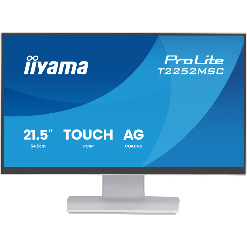 22'' LCD iiyama T2252MSC-W2AG:IPS,FHD,HDMI,DP