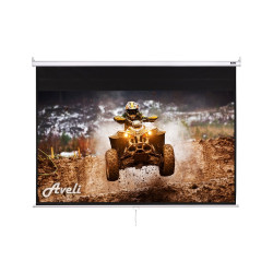 Nástenné projekčné plátno AVELI, 265x149cm (16:9) 120''