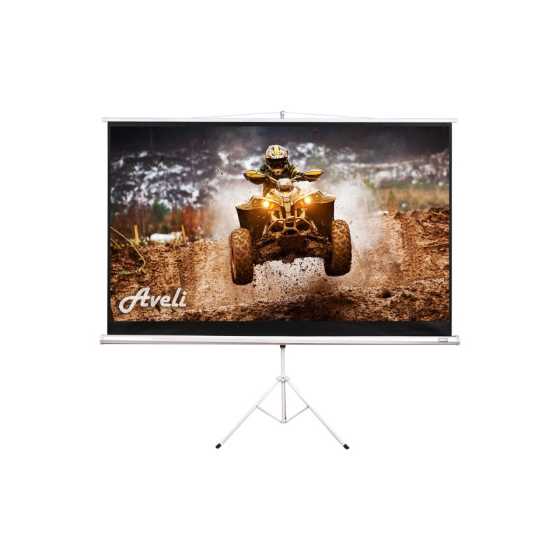 Projekčné plátno AVELI statív, 221x125cm (16:9) 100''