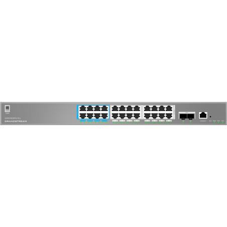 Grandstream GWN7803PH Pro L2++, Managed switch, 24x 1Gb RJ45, PoE, SFP+