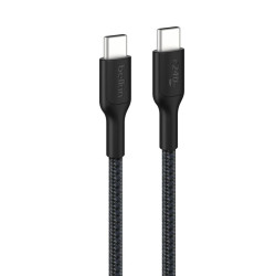 BELKIN kábel USB-C 240W opletaný 1m čierny