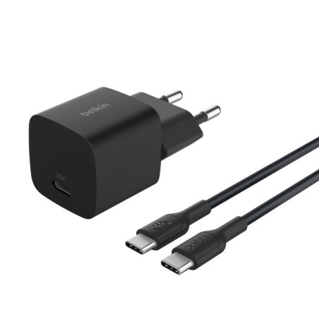 BELKIN 25W USB PD nabíjací adaptér čierny + 1m USB-C kábel