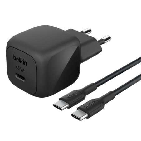BELKIN 45W USB PD nabíjací adaptér čierny + 1m USB-C kábel