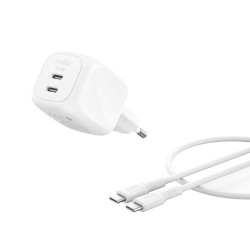 BELKIN BOOSTCHARGE 50W 2 porty USB-C biely + 1m USB-C kábel