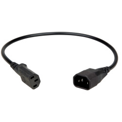 Predl.kábel IT METER, C13/C14 pre ochr.krytky 1m