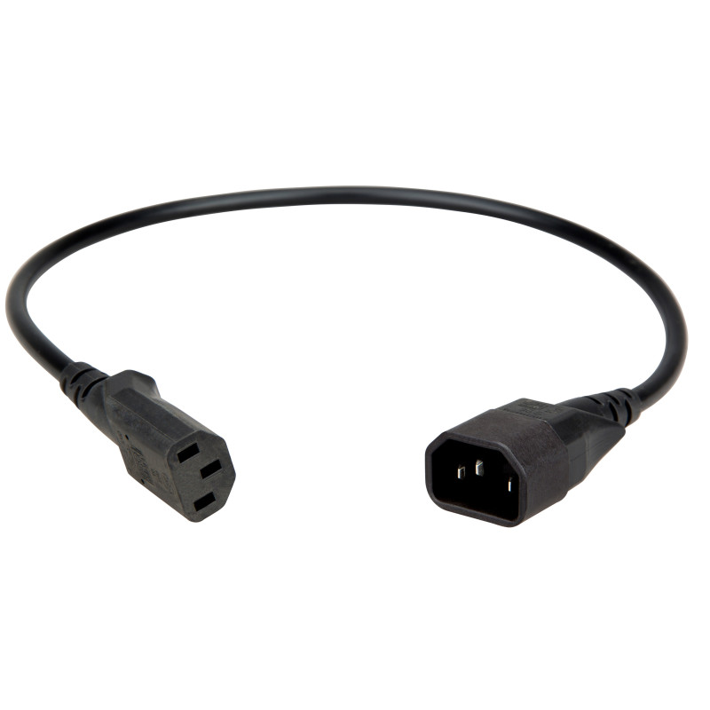 Predl.kábel IT METER, C13/C14 pre ochr.krytky 1m